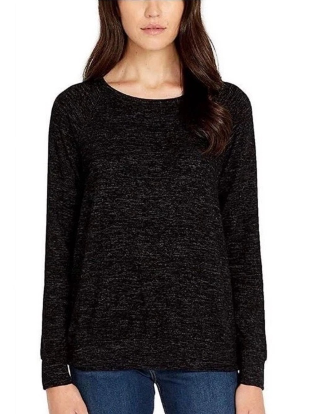 Buffalo David Bitton Solid Dark Gray Crewneck Long Sleeve Pullover Sweater XL